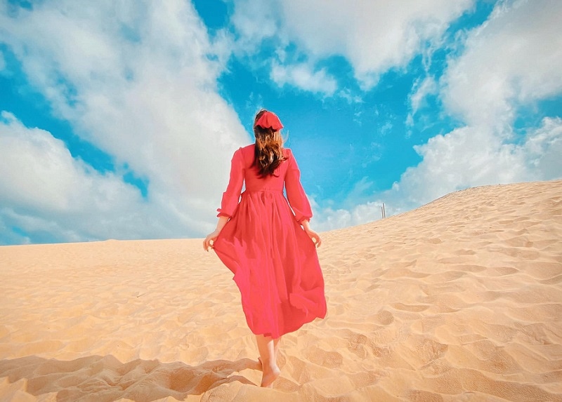 Kinh nghiệm du lịch Quy Nhơn, chơi gì ở Quy Nhơn, Đồi Cát Phương Mai